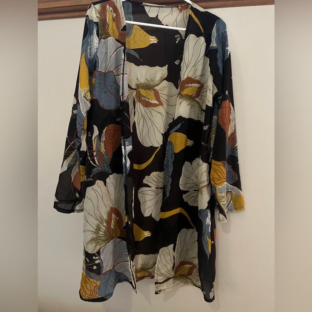 Floral cardigan